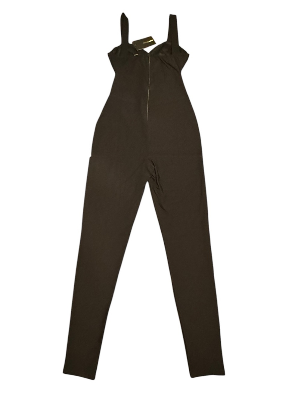 Fashion Nova Sexy Innocence Skinny Leg Jumpsuit Black Size M - Picture 8 of 8